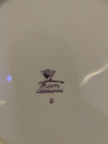 qab qacaq ikinci el: Boşqablar, 12 ədədli dəst, rəng - Ağ, Farfor, Çexiya — 6