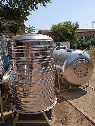 Paslanmayan poladdan su çənləri Məhsul təsviri: - Material: Yüksək