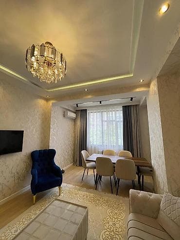 ev menzil: İcarəyə verilir 2 otaqlı yeni tikili 75 m², Nəsimi r. Kateqoriya Yeni — 3
