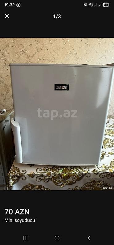 noutbuk 17 3: Mini Zanussi Soyuducu Satılır, rəng - Ağ — 1