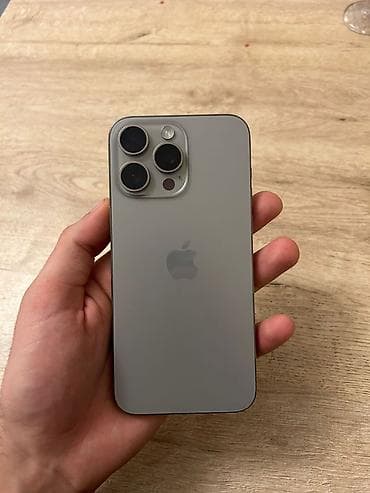 Mini: IPhone 15 Pro Max, 256 GB, Desert Titanium, Face ID — 6