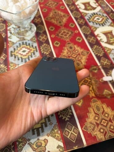 iphone 12 pro max islenmis qiymeti: IPhone 12 Pro, 128 GB, Pacific Blue, Face ID — 5