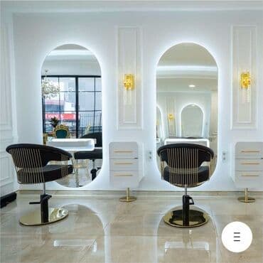 qatlanan güzgü: Yeni, Saş kəsimi üçün masa, Güzgülü — 5