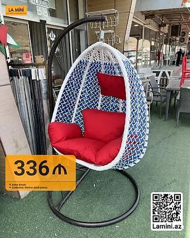 Bağ üçün mebel dəsti və asma kreslo 1) Bağ üçün Masa Dəsti – 228 ₼ - — 2