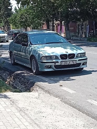 opel vectra b: BMW 5 Series E39 sedan - Kuzov: sedan, gümüşü rəng - Nömrə: 99-LK-763 — 1