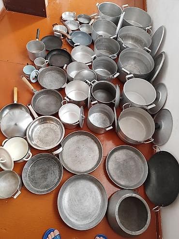 sac qazan: Rəng - Gümüşü, Alüminium — 2