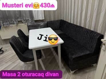 mətbəx masa desti: Künc divan və masa desti — 1