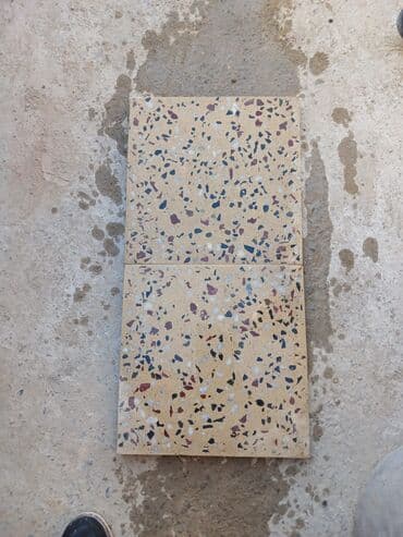 купить формы для декоративного камня: Məhsul: Beton mozaik səki/daş döşəmə plitələri Təsvir: - Açıq bej — 2