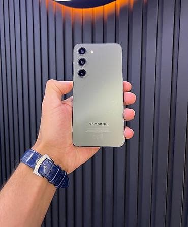 apple iphone 14: Samsung Galaxy S23, 256 GB, rəng - Yaşıl, Barmaq izi — 1