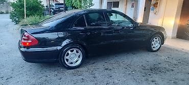 2000 e46 bmw: Mercedes-Benz E-Class (W211) sedan - Kuzov: sedan, qara rəng, klassik — 9