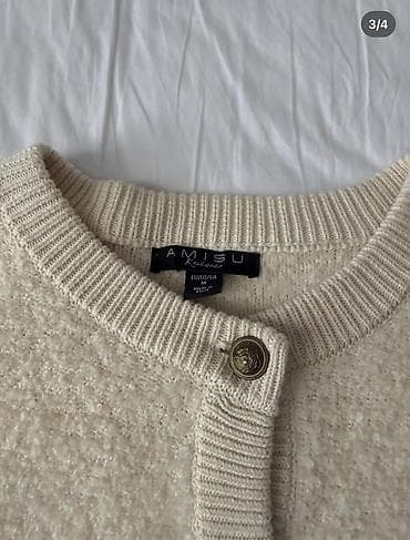 Женская одежда: AMISU qadın kardiqanı - Model: qısa kəsimli, düyməli kardiqan - Rəng — 3