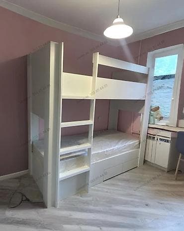 mebillər: Oğlan və qız üçün, Yeni, Çarpayı, Matras ilə, Siyirməli, Laminat — 1