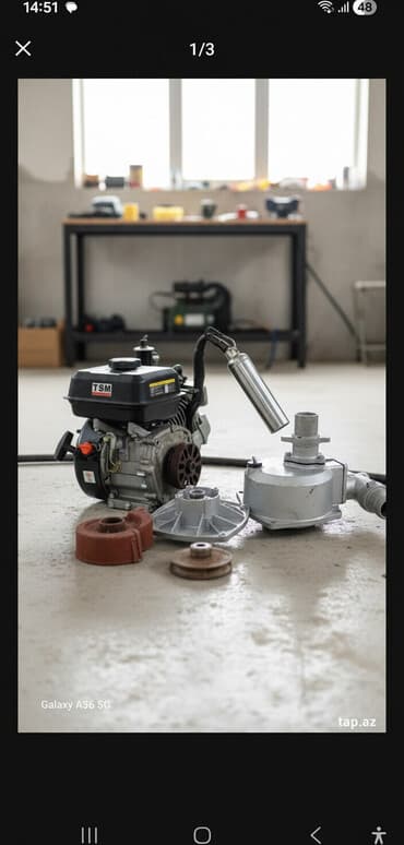 Su mühərriki və nasos komplekti - Benzinlə işləyən TEH markalı