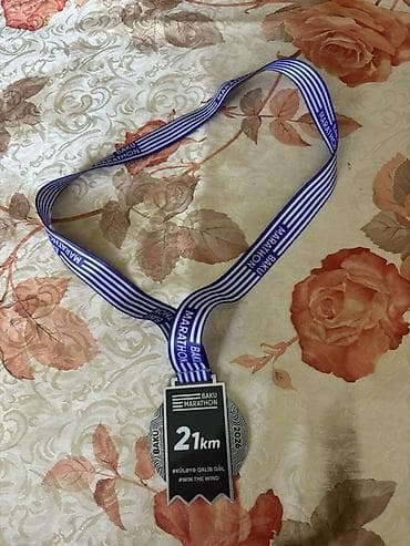 Məhsul: Baku Marathon yarımmarafon medalı Təsvir: - Rəsmi “Baku lalafo.az -da Məhsul: Baku Marathon yarımmarafon medalı Təsvir: - Rəsmi “Baku