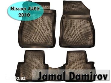 антискользящие коврики: Nissan juke 2010 üçün poliuretan ayaqaltilar. Полиуретановые коврики — 1