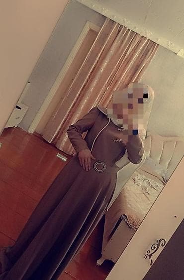 saat michael kors: Zərif dizaynlı uzun qadın donu - Rəng: tünd bej/boz ton - Kəsim: tam — 1