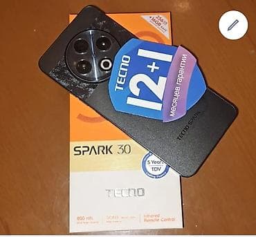Tecno Spark 30, 256 GB, rəng - Qara, Zəmanət lalafo.az -da Tecno Spark 30, 256 GB, rəng - Qara, Zəmanət
