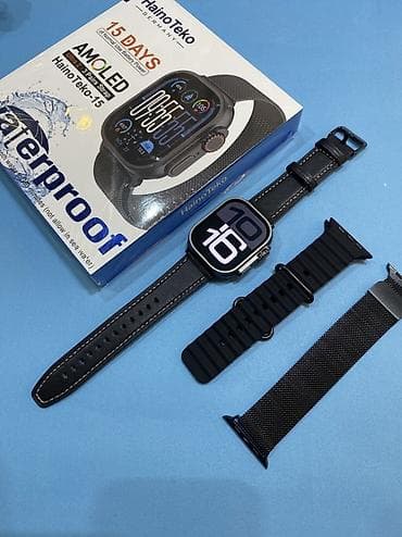 Saat dəstləri: Yeni, Smart saat, Suya davamlı, rəng - Qara — 2