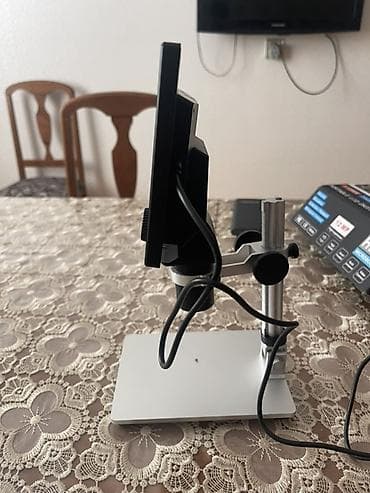 komputer şəkilləri: Rəqəmsal LCD mikroskop - 7 düymlük rəngli LCD ekran – obyektləri — 7