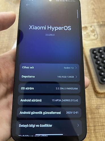 bakcell modem satilir: Redmi 12, 128 GB, rəng - Qara — 2