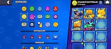 oyun adları: Brawl Stars oyun hesabı – yüksək səviyyəli kolleksiya - Kupa yolu — 8