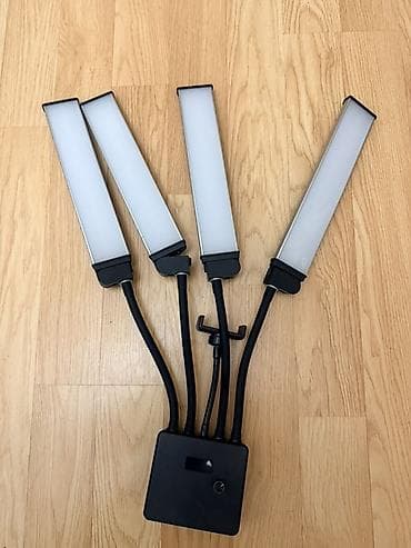 Dörd panelli LED işıqlandırma sistemi + tənzimlənən tripod stativ 180