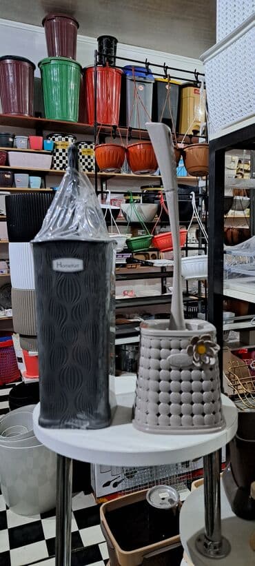 аксессуары для ванны, бани: Unitaz firca demir plastik unitaz sotka demir plastik unitaz — 7