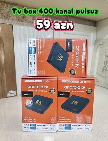 Pulsuz kanallar izləmə Android TV Box – 8K Ultra HD SET-TOP - Android lalafo.az -da Pulsuz kanallar izləmə Android TV Box – 8K Ultra HD SET-TOP - Android