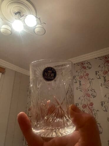 yuxuda xrustal qab görmek: Stəkanlar, Xrustal, 6 ədədli dəst, 200 ml, Rusiya — 2