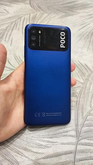 appl: Poco M3, 128 GB, rəng - Mavi, Sensor, Barmaq izi, Face ID — 1
