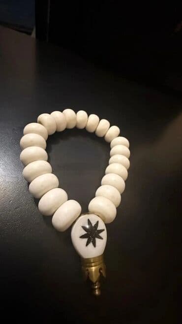 Kişi ayaqqabıları: Məhsul: Dekorativ təsbeh Təsvir: - Böyük ölçülü, dairəvi muncuqdan — 5