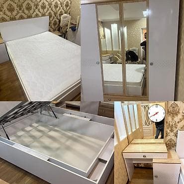 TehiEmbawood Yataq dəsti 660₼.yeni kimidir,taxt bazalı,matrası var