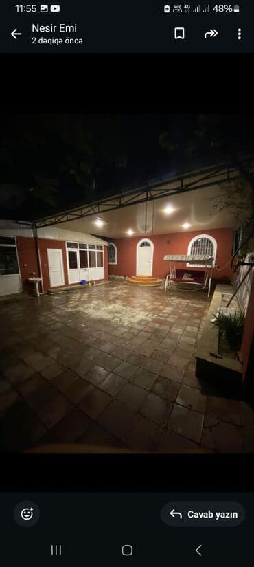 yevlax kirayə ev: 100 kv. m, 3 otaqlı, Kombi, Qaz, Su — 8