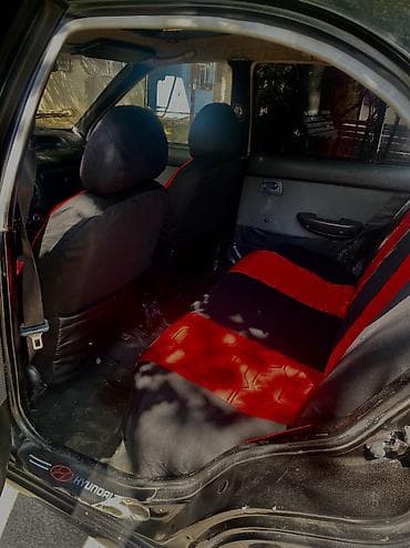 sükan: Hyundai minik avtomobil üçün qırmızı-qara interyer aksesuar dəsti ilə — 7