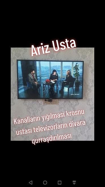 mini televizor: Krosnu ustası Kanalların yığılması Televizorların divara — 1