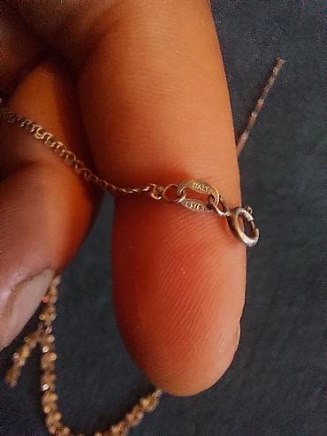 gumuş kolye: İtaliya istehsalı 925 ayar gümüş boyunbağı - Material: 925 sterling — 2