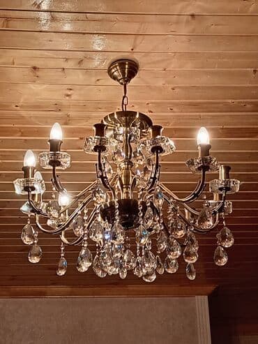 spot işıqlar: Çılçıraq, 10 və daha çox lampa — 1