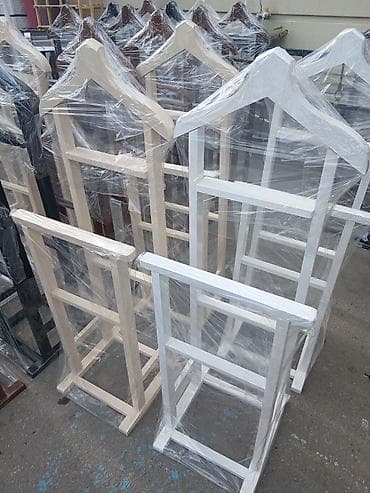 Digər biznes avadanlığı: Taxta geyim valetləri – kostyum, köynək, şalvar və aksesuarlar üçün — 7