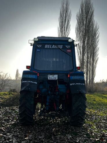 yer şumlayan texnika: Belarus MTZ traktor - Rəng: mavi, orijinal “BELARUS” yazıları və — 3