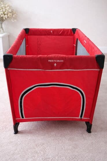 Qırmızı uşaq playpen/seyyar manez - Portativ konstruktor,manej,uşaq lalafo.az -da Qırmızı uşaq playpen/seyyar manez - Portativ konstruktor,manej,uşaq