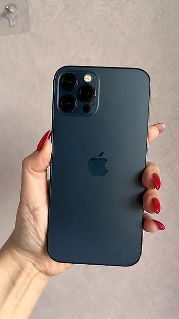15 pro 256 gb: IPhone 12 Pro, 128 GB, Pacific Blue, Face ID — 6