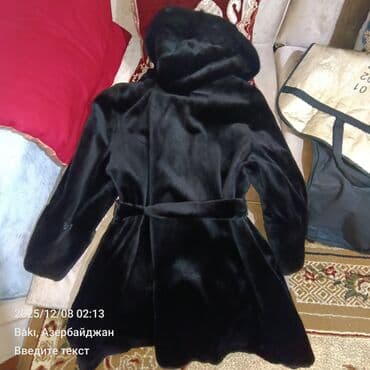 qisa balonka: Palto, M, rəng - Qara — 8