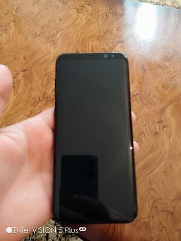 iphone qulaqlıq simli: Samsung Galaxy S8, 64 GB, rəng - Qara, Barmaq izi — 3