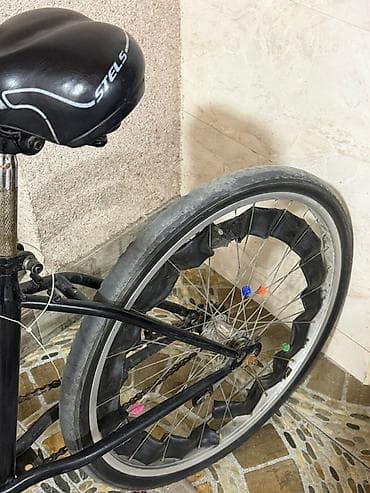 24 desna: Şəhər tipli uşaq/yeniyetmə velosipedi - Rəng: qara - Çərçivə: polad — 4