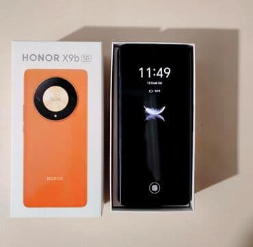 Honor X9b, rəng - Qara, Barmaq izi, Face ID