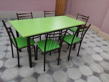 12 neferlik stol: Hər rəngdə sifariş edə bilərsiniz. 4nəfərlik, 6 nəfərlik, 8 nəfərlik — 2