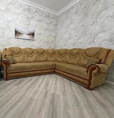 oturaca: Künc divan dəsti – klassik üslub - Uğurlu L formalı künc — 1