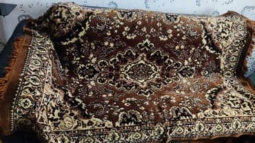 покрывала на угловой диван: Для дивана Б/у цвет - Серый Покрывало, Платная доставка — 3