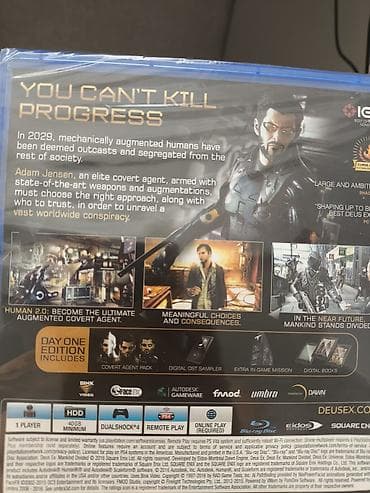 playstation vita: PS4 oyunu: Deus Ex: Mankind Divided – Day One Edition Yeni açılmamış — 2