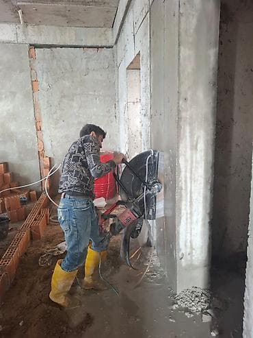kohnə dəmir darvaza: Beton kəsmə və deşmə xidməti - Beton, dəmir-beton, kərpic və daş — 9